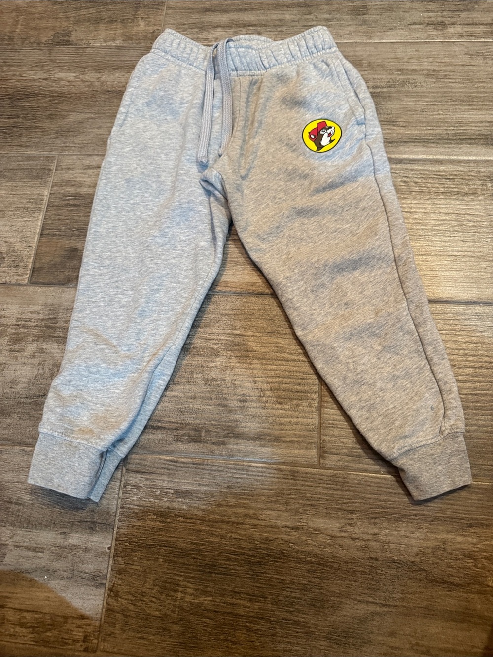 Kids' Heather Gray Jogger Sweatpants with Colorful Logo